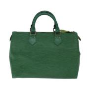 Louis Vuitton Vintage Pre-owned Laeder handvskor Green, Dam