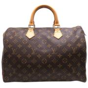 Louis Vuitton Vintage Pre-owned Canvas handvskor Brown, Dam