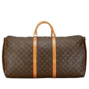 Louis Vuitton Vintage Pre-owned Canvas handvskor Brown, Dam