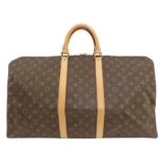 Louis Vuitton Vintage Pre-owned Canvas handvskor Brown, Dam