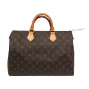 Louis Vuitton Vintage Pre-owned Canvas handvskor Brown, Dam