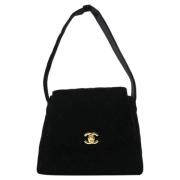 Chanel Vintage Pre-owned Tyg handvskor Black, Dam