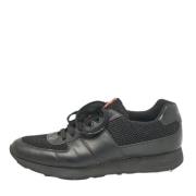 Prada Vintage Pre-owned Laeder sneakers Black, Herr