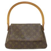 Louis Vuitton Vintage Pre-owned Canvas handvskor Brown, Dam