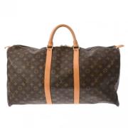 Louis Vuitton Vintage Pre-owned Canvas handvskor Brown, Dam