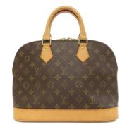 Louis Vuitton Vintage Pre-owned Canvas handvskor Brown, Dam