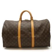 Louis Vuitton Vintage Pre-owned Canvas handvskor Brown, Dam