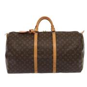 Louis Vuitton Vintage Pre-owned Canvas handvskor Brown, Dam