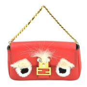 Fendi Vintage Pre-owned Laeder fendi-vskor Red, Dam