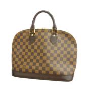 Louis Vuitton Vintage Pre-owned Canvas handvskor Brown, Dam