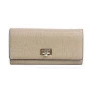 Fendi Vintage Pre-owned Laeder plnbcker Beige, Dam