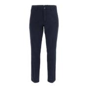 Guess Casual Chino Byxor i Stretch Bomull Blue, Herr