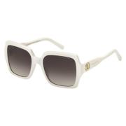 Marc Jacobs Ivory/Brown Shaded Solglasögon Brown, Dam