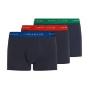 Tommy Hilfiger 3-Pack Stretch Bomullsboxers Blue, Herr