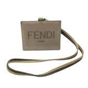 Fendi Vintage Pre-owned Laeder plnbcker Gray, Dam