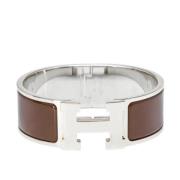 Hermès Vintage Pre-owned Tyg armband Brown, Dam