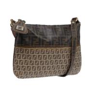 Fendi Vintage Pre-owned Canvas fendi-vskor Brown, Dam