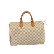 Louis Vuitton Vintage Pre-owned Canvas handvskor Beige, Dam