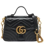 Gucci Vintage Pre-owned Laeder gucci-vskor Black, Dam