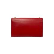 Yves Saint Laurent Vintage Pre-owned Laeder axelremsvskor Red, Dam