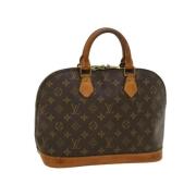 Louis Vuitton Vintage Pre-owned Canvas handvskor Brown, Dam