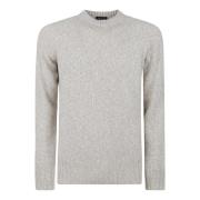 Drumohr Klassiska Girocollo Sweaters Gray, Herr