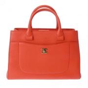 Chanel Vintage Pre-owned Laeder chanel-vskor Orange, Dam