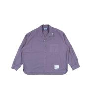 Mihara Yasuhiro Lila Oxford Långärmad Skjorta Purple, Herr