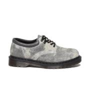 Dr. Martens Stonewashed Suede Casual Grå Sko Gray, Herr