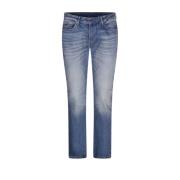 Emporio Armani Denim Blå Fickbyxor Blue, Herr