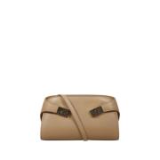 Salvatore Ferragamo Ljus Kamel Hug Väska Brown, Dam