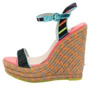 Sophia Webster Pre-owned Pre-owned Tyg sandaler Multicolor, Dam