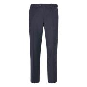 Boggi Milano Byxor i stretchflanell Blue, Herr