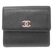 Chanel Vintage Pre-owned Laeder plnbcker Black, Dam