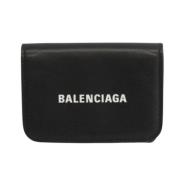 Balenciaga Vintage Pre-owned Laeder plnbcker Black, Dam