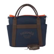 Hermès Vintage Pre-owned Tyg handvskor Blue, Dam