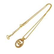 Dior Vintage Pre-owned Guld dior-smycken Yellow, Dam