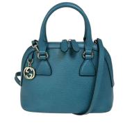 Gucci Vintage Pre-owned Laeder gucci-vskor Blue, Dam