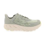 Hoka One One Rutig jacquard Clifton LS sneakers Green, Herr