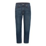 My Essential Wardrobe Mommy High Tapered Jeans Mörkblå Blue, Dam