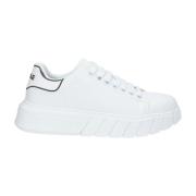 Gaëlle Paris Vit Sneaker med 4cm Gummisula White, Herr