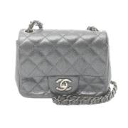 Chanel Vintage Pre-owned Laeder chanel-vskor Gray, Dam