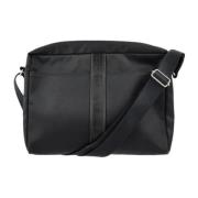 Hermès Vintage Pre-owned Canvas axelremsvskor Black, Herr