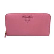 Prada Vintage Pre-owned Laeder plnbcker Pink, Dam