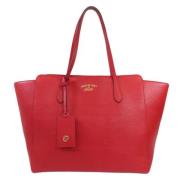 Gucci Vintage Pre-owned Laeder gucci-vskor Red, Dam