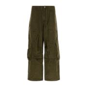 Entire Studios Cargo Byxa i Army Green Bomull Green, Herr