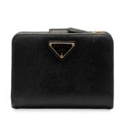 Prada Vintage Pre-owned Laeder plnbcker Black, Dam