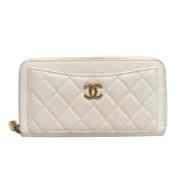 Chanel Vintage Pre-owned Laeder plnbcker White, Dam