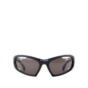 Balenciaga Svarta Acetatsolglasögon Black, Unisex