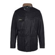 Barbour Klassisk Svart Vaxad Motorcykeljacka Black, Herr